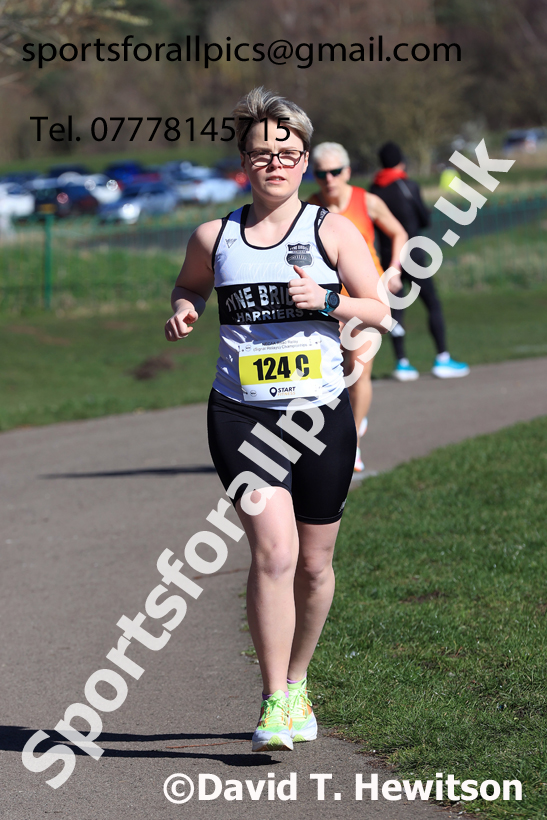 Senior Womens 2026 NECAA Royal Signals Road Relays, Hetton Lyons Country Park, Hetton le Hole. Photo: David T. Hewitson/Sports for All Pics
